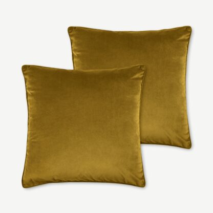 Julius Set of 2 Large Velvet Cushions