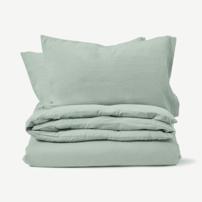 Tiso 100% Organic Cotton Duvet Cover + 2 Pillowcases