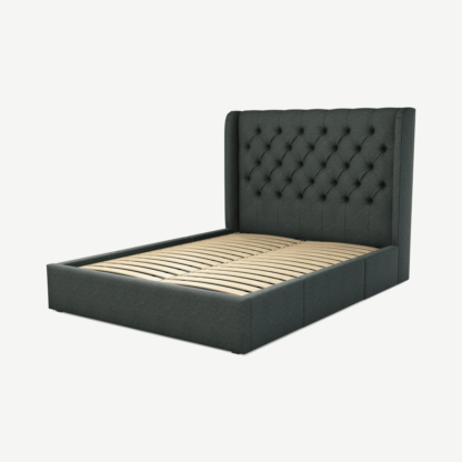 Romare King Size Bed with Storage Drawers