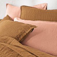 Linot Plain 100% Washed Linen Pillowcase PunkCow