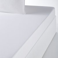 Plain 100% Organic Cotton Percale 200 Thread Count Fitted Sheet PunkCow