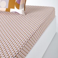 Tivoli Geometric 100% Cotton Fitted Sheet PunkCow