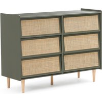 Taga Cane Front Chest of 6 Drawers PunkCow